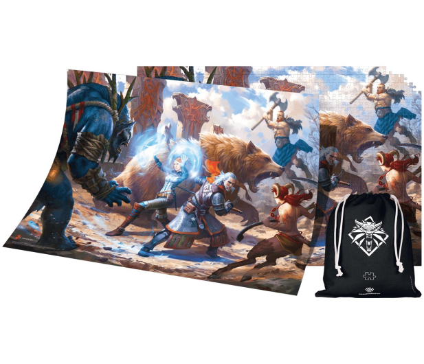 GOOD LOOT The Witcher (Wiedźmin): Geralt & Triss in Battle Puzzle 1000 - 674945 - zdjęcie 3